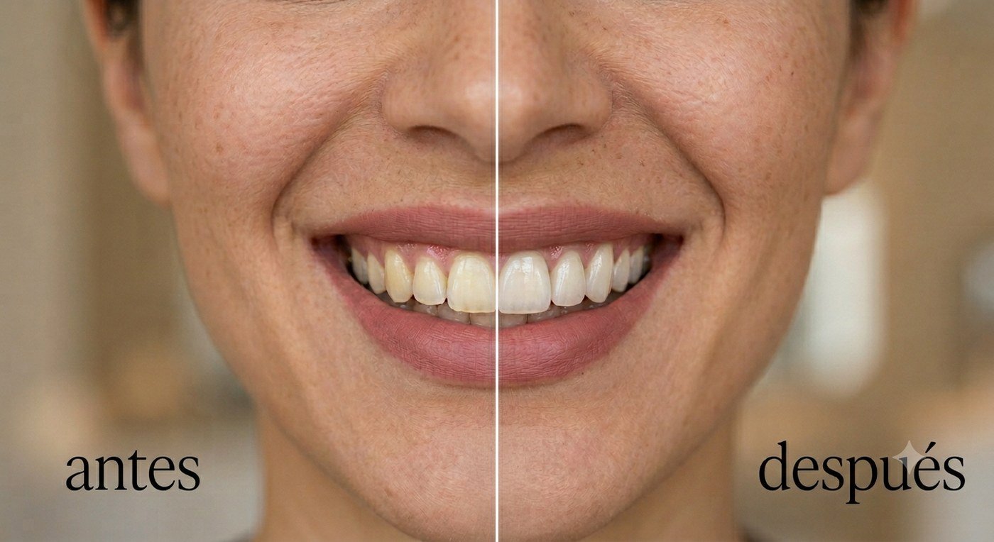 Carillas dentales antes y después